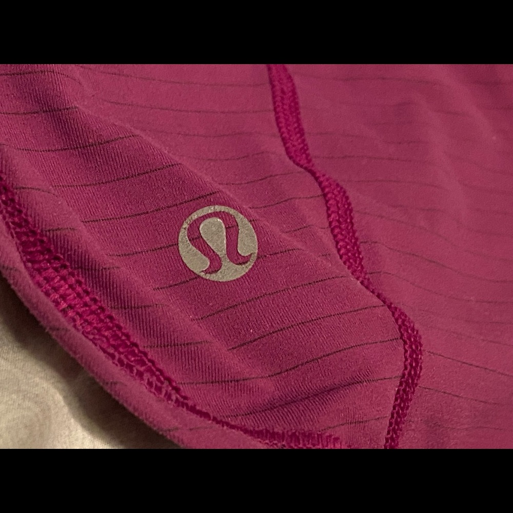 lululemon running shorts size 8 women's